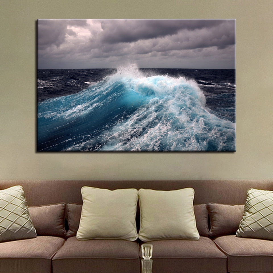 Ocean Waves on Canvas